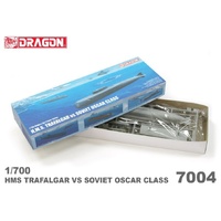 Dragon 1/700 HMS Trafalgar vs Soviet Oscar-class Plastic Model Kit [7004]