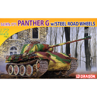 Dragon 1/72 Sd.Kfz.171 Panther G w/Steel Road Wheels Plastic Model Kit [7339]