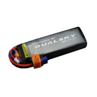 Dualsky 1250mah 2S HED LiPo Battery, 50C DSB31800