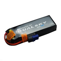 Dualsky 2700mah 2S HED Lipo Battery, 50C