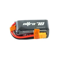 Dualsky Ultra 70 LiPo Battery, 1300mAh 4S 70c, XT60 Connector