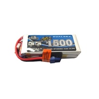Dualsky LiPo Battery EX 1500mAh 4S 30C w/DC3