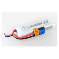 Dualsky ECO-S LiPo Battery, 2200mAh 2S 25C DSBXP22002ECO