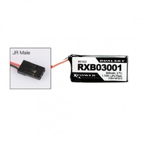 Dualsky Receiver LiPo Battery, 1S, 300mah DSRXB03001