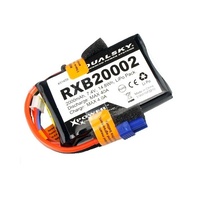 Dualsky 2000mah 2S 25C LiPo Receiver Battery, IVM,  JR Plug DSRXB20002