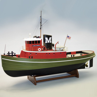 DUMAS 1272 CAROL MORAN TUG  BOAT KIT (50 INCH) DUMA1272