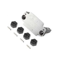 ECX Servo Mount and Plate, Wheel Hex and Pin, Barrage Gen 2