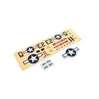 E-Flite Decal Sheet, UMX P-51 Detroit Miss EFL-1092