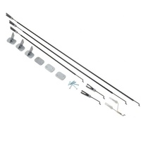 E-Flite Pushrods & Cotrol Horn Set P-51D