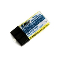 E-Flite 300mAh 1S 3.7V 25C LiPo Battery