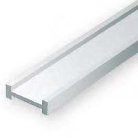 EVERGREEN 279 35CM PLASTIC I-BEAM .375 (PACK OF 2) EG279