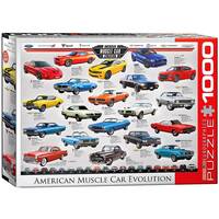 EUROGRAPHICS MUSCLE CAR EVOLUTION 1000 PC JIGSAW