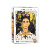 EUROGRAPHICS KAHLO, THORN NECKLACE/HUMMING BIRD 1000 PC JIGSAW