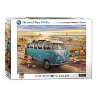 EUROGRAPHICS LOVE & HOPE VW BUS 1000PC