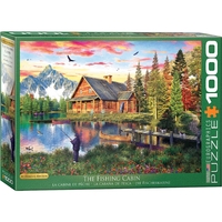 EUROGRAPHICS THE FISHING CABIN 1000 PC JIGSAW