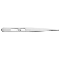 EXCEL 30411 EXCEL 4.75 INCH STAINLESSSLIDE LOCK POINTED TWEEZER