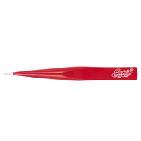 EXCEL 30428 EXCEL 4.5 INCH HOLLOW HANDLE TWEEZERS (RED)