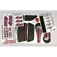 Monster Stadium Truck Stickers