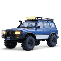FMS Toyota Land Cruiser 80 Pro RC Rock Crawler Electric Brushless 4WD 1/10 Scale RTR - Blue