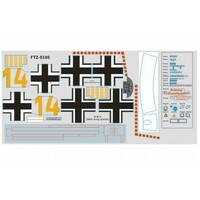Decal Sheet for BF-109 1400mm