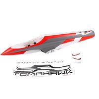 FMS 80mm Futura V3 Fuselage Red FMSRP101-RED