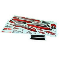 Flex Mamba 10 Red/Black decal set