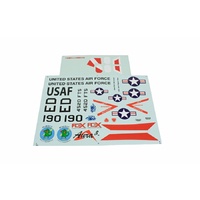 Flex Innovations Decal Set, Orange, Flex Jet