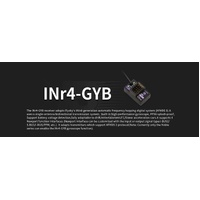 Flysky INr4 GYB Receiver 4 Channels Noble NB4 Gyro Receiver for Flysky NB4 Noble Lite Noble Pro Radio Transmitter AFHDS 3 FS-INR4-GYB