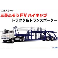 Fujimi 1/24 Mitsubishi Fuso FV High-Cab Tractor & Transporter (24TR-1) Plastic Model Kit  01201
