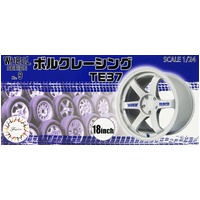 FUJIMI 1/24 VOLK RACING TE37 18INCH [WHEEL-09] WHEELS FOR PLASTIC MODELS