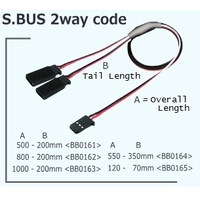 FUTABA 2 WAY S BUS LEAD 120MM