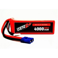 Gen2 4000mah 60c 6s SC Lipo w/EC5 plug