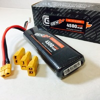 Gen2 4500mah 45c 2s HC Round w/multi plu