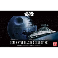 Bandai Star Wars STAR WARS 1/2,700,00 DEATH STAR II & 1/14,500 STAR DESTROYER G5063852