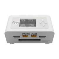 GensAce Imars Dual Channel AC200W/DC300Wx2 Balance Charger White GEA200WDUAL-AW