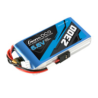 Gens Ace 2S 2300mAh 6.6V TX Soft Case LiPo Battery (JR) GEA2S2300TXJR