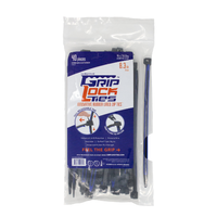 GRIP LOCK TIES 8 INCH BLUE 40