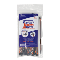 GRIP LOCK TIES 8 INCH ORANGE 40