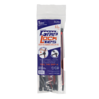 GRIP LOCK TIES 8 INCH RED 15