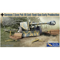 Gecko 1/16 German 7.5cm Pak 40 Anti-tank Gun (Early Production) Plastic Model Kit