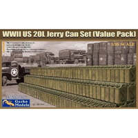 Gecko 1/35 WWII US 20L Jerry Can Set Plastic Model Kit GM35036