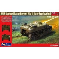 Gecko 1/35 Ram Badger Flamethrower Mk. II (Late Production) Plastic Model Kit GM35086