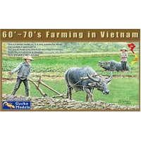 Gecko 1/35 60'~70's Farming in Vietnam Plastic Model Kit GM35107