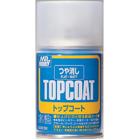 Mr Topcoat Flat Clear Spray