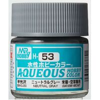 MR HOBBY Aqueous Sem Gloss Neutral Grey GNH053