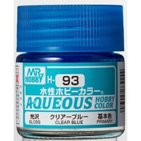 MR HOBBY Aqueous Gloss Clear Blue