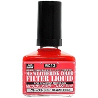 Weathering Color Filter Liquid Glaze Red wc13
