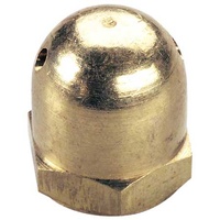 SPINNER NUT 1-4 BRASS 28 THREA