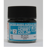 MR HOBBY Aqueous Gloss Black GNH002