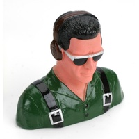 Hangar 9 1/5 Pilot, Civilian w/Headphones & Sunglasses(Red)